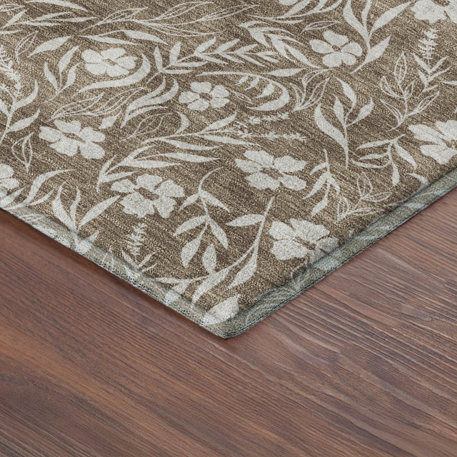 Dalyn Soft Essentials SE4 Mocha Rug corner detail
