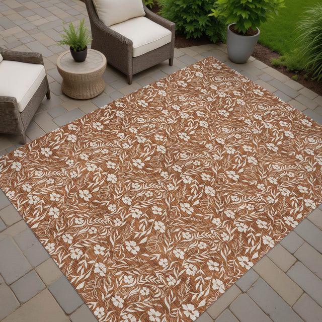 Dalyn Soft Essentials SE4 Paprika Rug outdoor lifestyle image