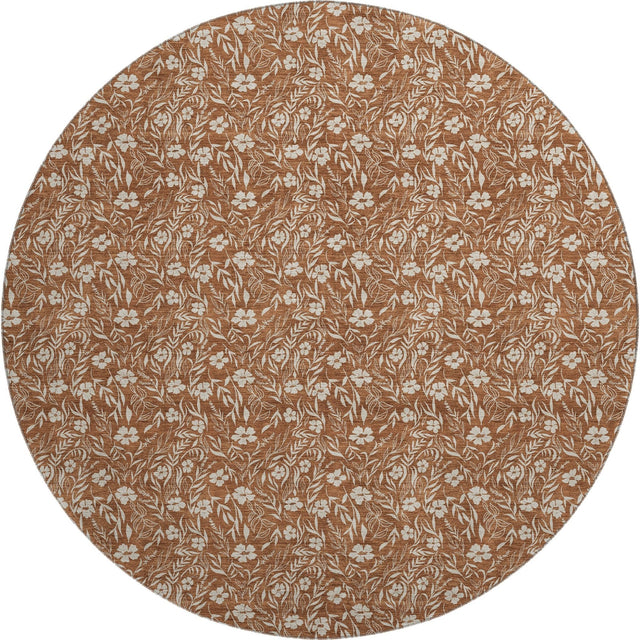 Dalyn Soft Essentials SE4 Paprika Rug round rug