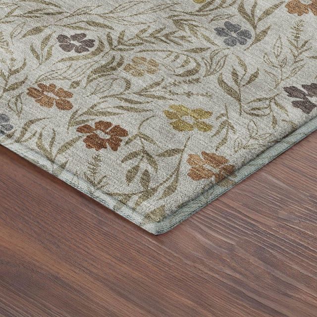 Dalyn Soft Essentials SE4 Pearl Rug corner detail