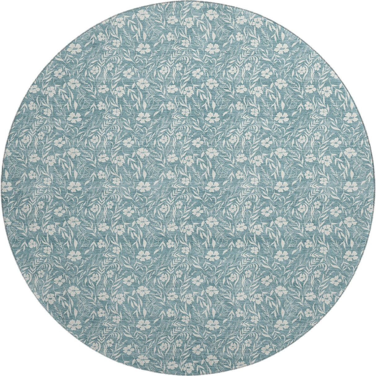 Dalyn Soft Essentials SE4 Teal Rug round rug