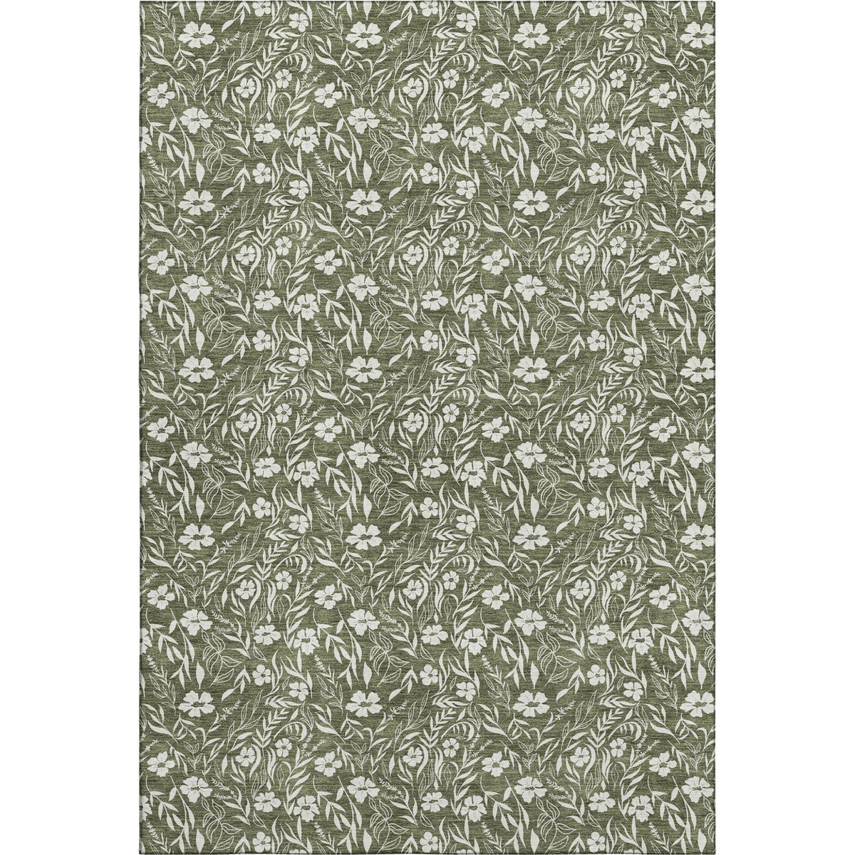 Dalyn Soft Essentials SE4 Transitional Machine Made Green Rug