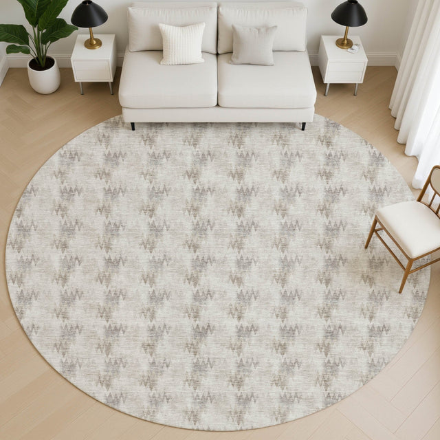 Dalyn Soft Essentials SE5 Beige Rug shown in a room