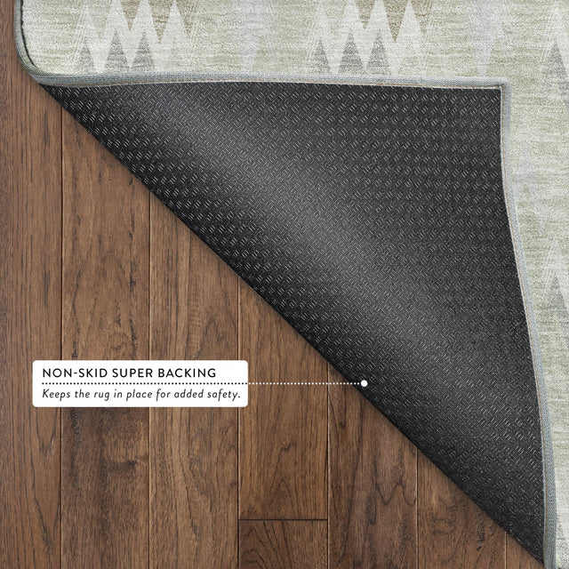 Dalyn Soft Essentials SE5 Celery Rug backing detail