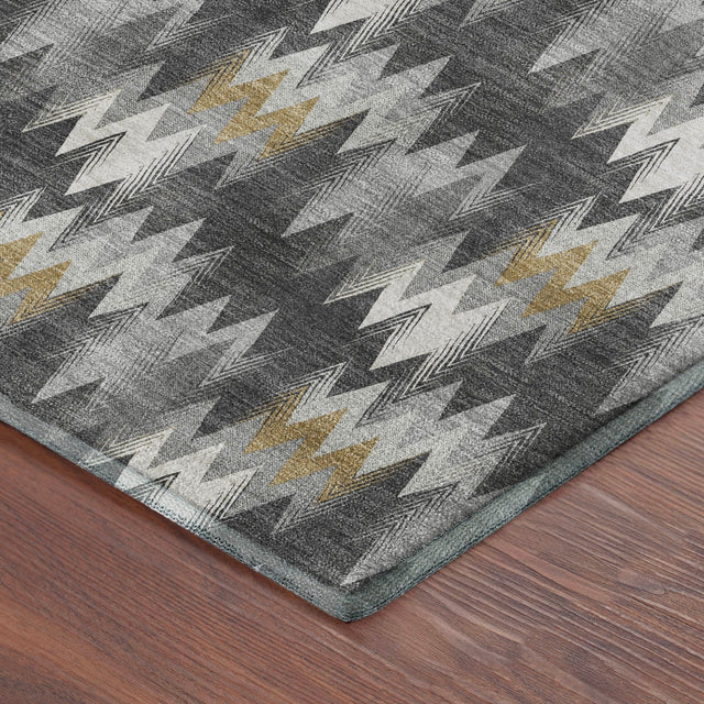 Dalyn Soft Essentials SE5 Graphite Rug corner detail