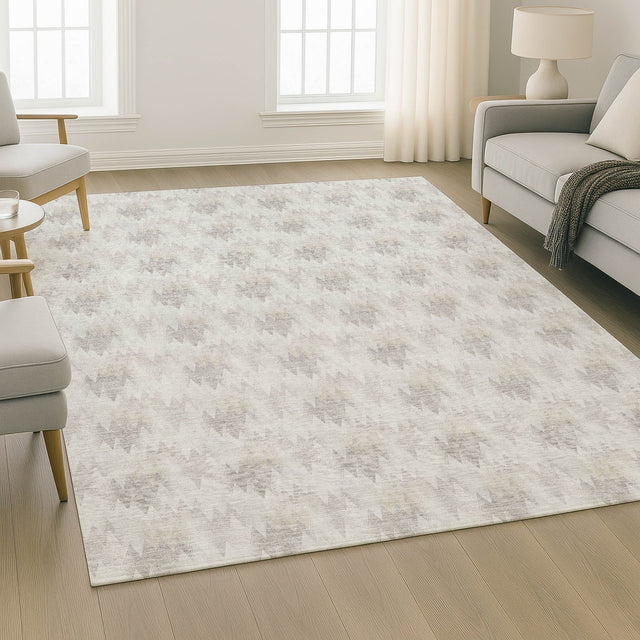 Dalyn Soft Essentials SE5 Linen Rug shown in a room