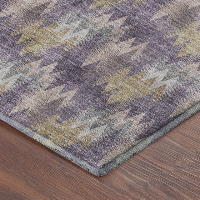 Dalyn Soft Essentials SE5 Plum Rug corner detail
