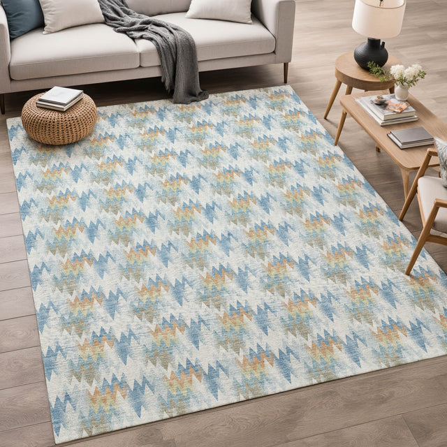 Dalyn Soft Essentials SE5 Seaside Rug shown in a room