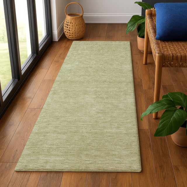 Dalyn Soft Essentials SE6 Aloe Rug shown in a room