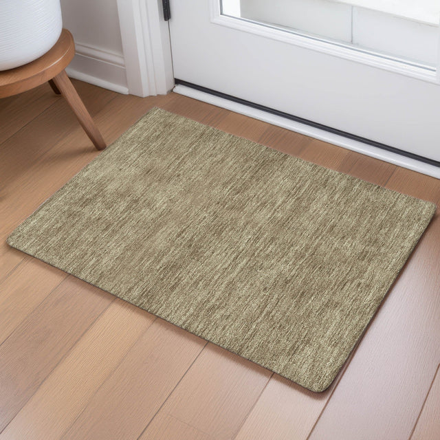 Dalyn Soft Essentials SE6 Coffee Rug shown in a room