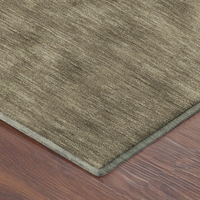 Dalyn Soft Essentials SE6 Coffee Rug corner detail
