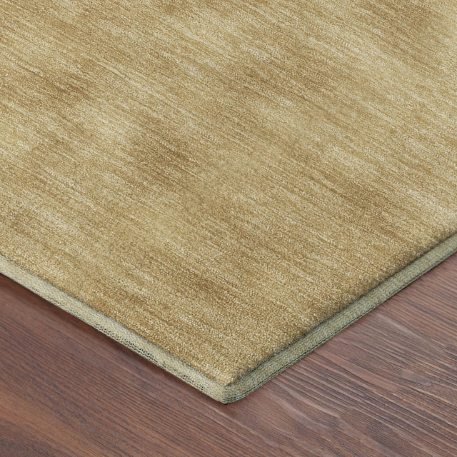 Dalyn Soft Essentials SE6 Gold Rug corner detail