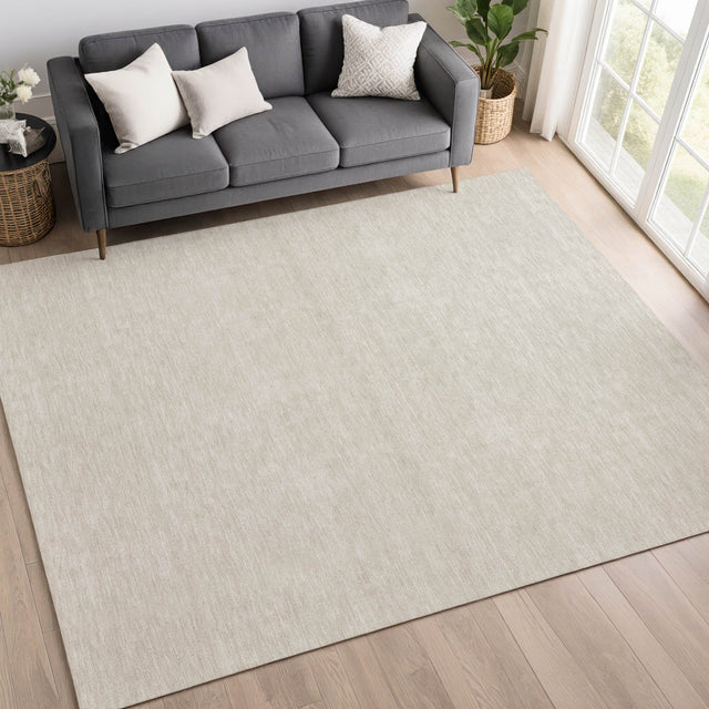 Dalyn Soft Essentials SE6 Linen Rug shown in a room