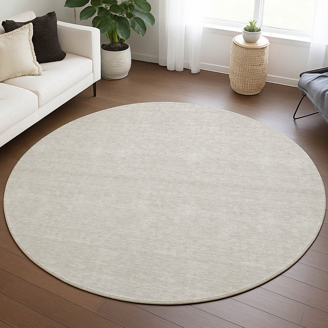 Dalyn Soft Essentials SE6 Linen Rug shown in a room