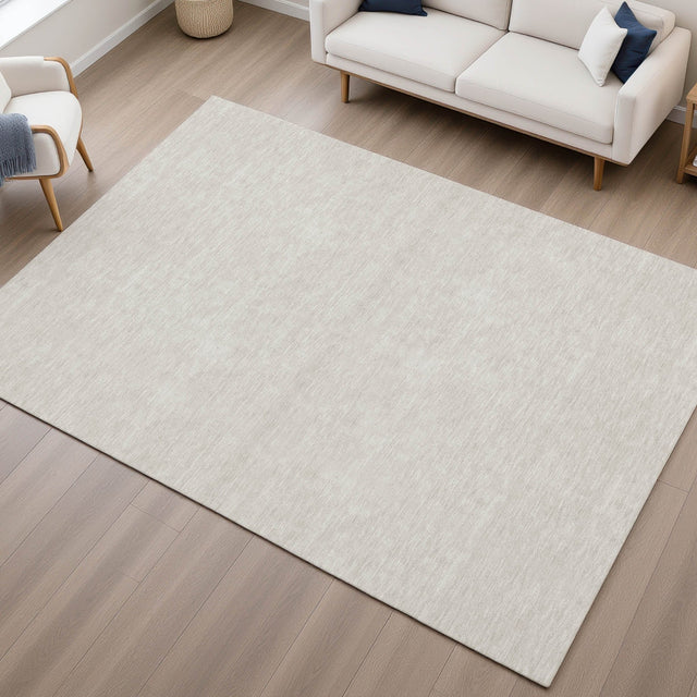 Dalyn Soft Essentials SE6 Linen Rug shown in a room