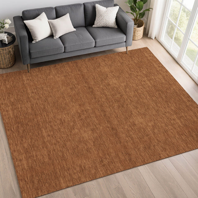 Dalyn Soft Essentials SE6 Paprika Rug shown in a room