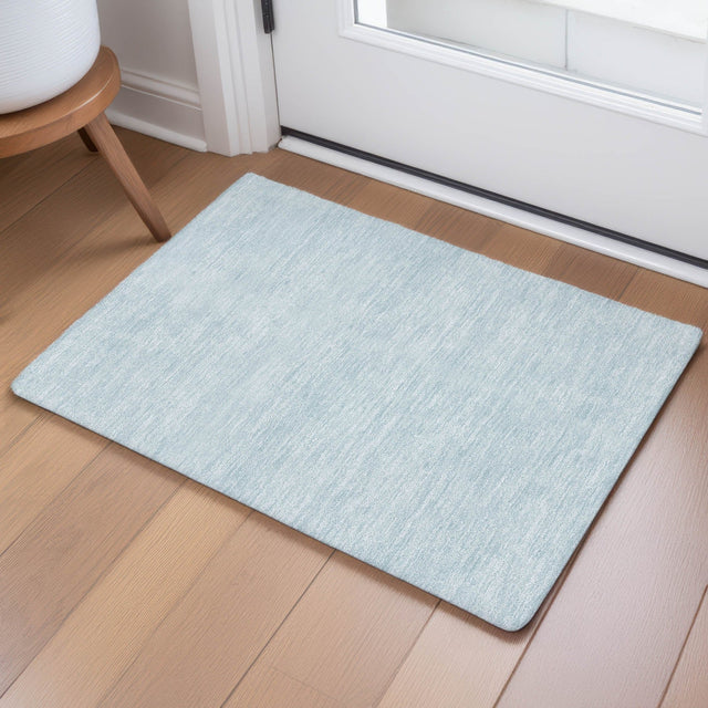 Dalyn Soft Essentials SE6 Sky Rug shown in a room