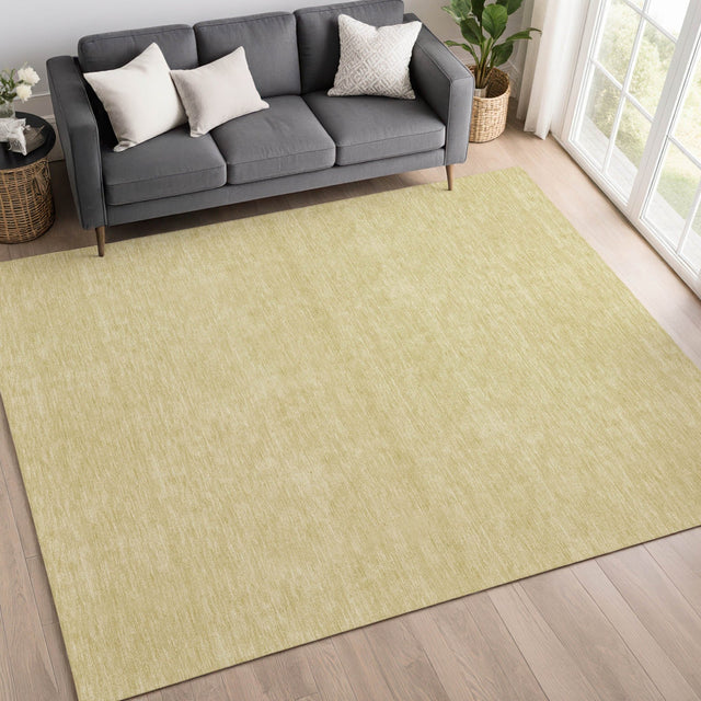 Dalyn Soft Essentials SE6 Wheat Rug shown in a room