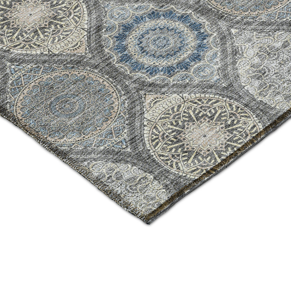 Dalyn Solace SL1 Gray Rug corner detail