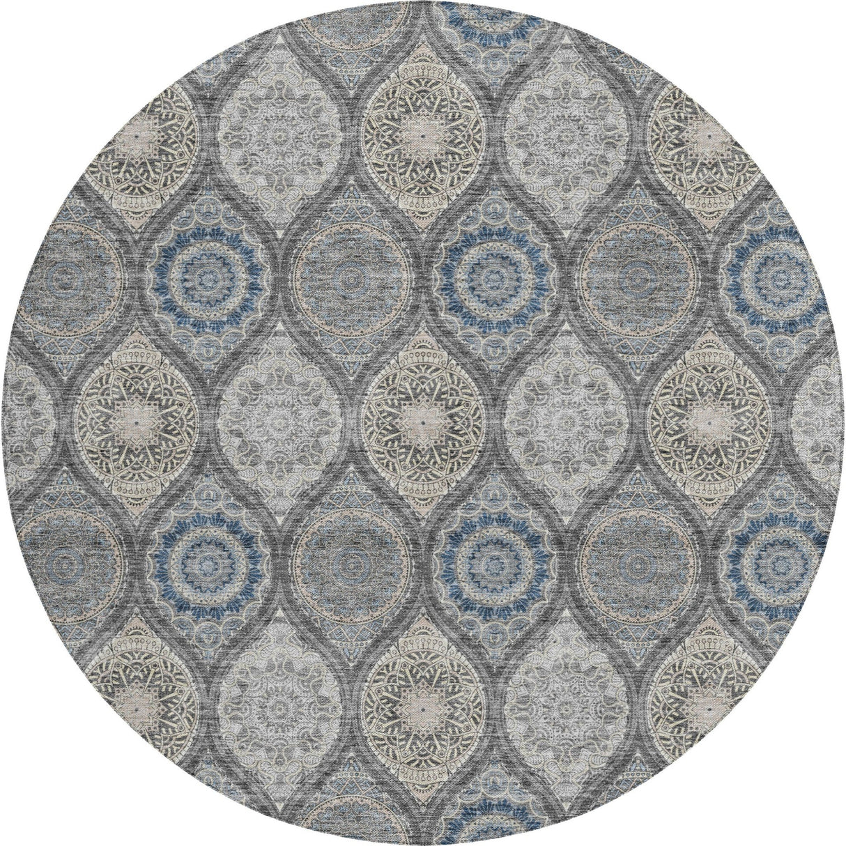 Dalyn Solace SL1 Gray Rug round rug