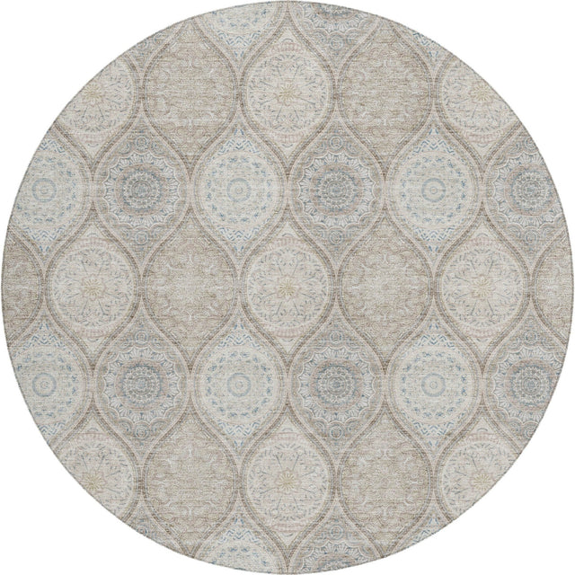 Dalyn Solace SL1 Taupe Rug round rug