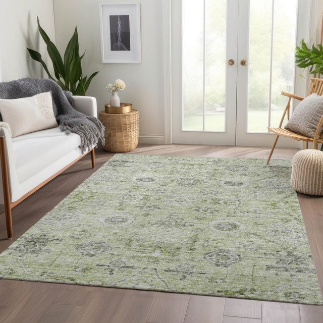 Dalyn Solace SL10 Aloe Rug shown in a room
