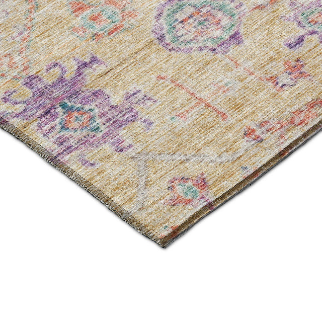 Dalyn Solace SL10 Peach Rug corner detail