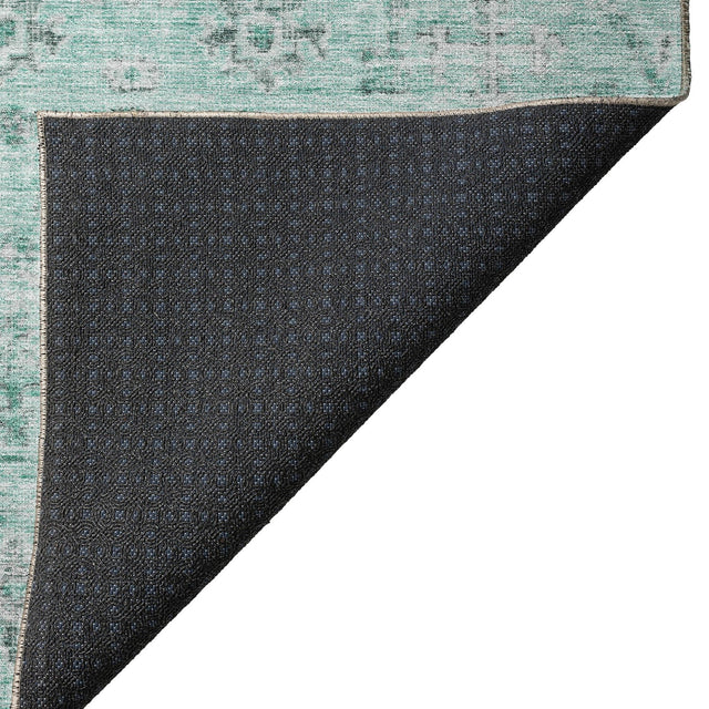 Dalyn Solace SL10 Teal Rug backing detail