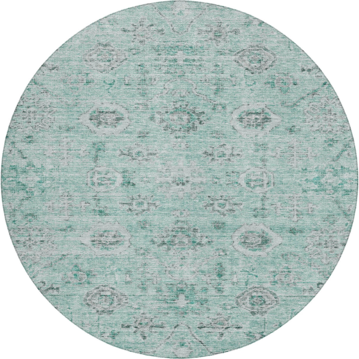 Dalyn Solace SL10 Teal Rug round rug