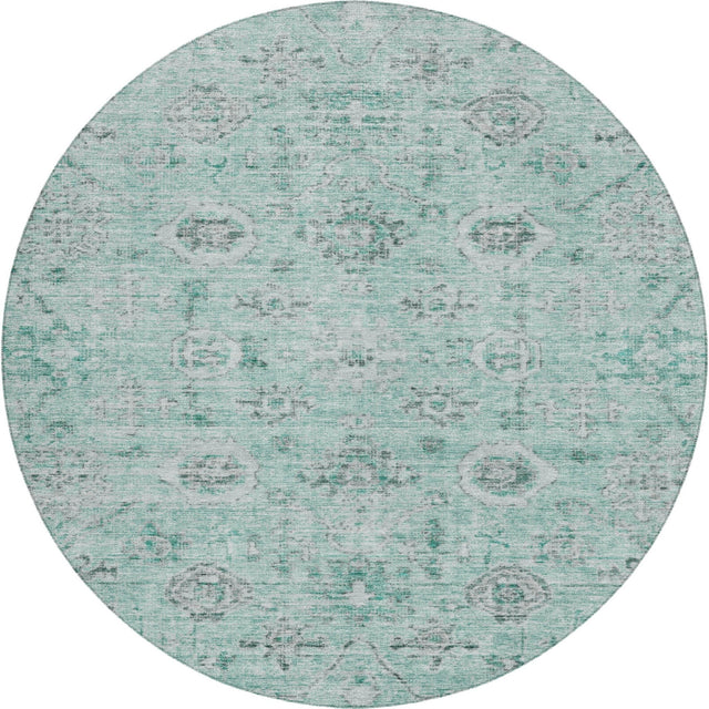 Dalyn Solace SL10 Teal Rug round rug