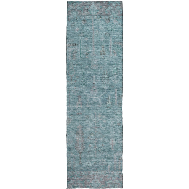 Dalyn Solace SL11 Aqua Rug runner rug