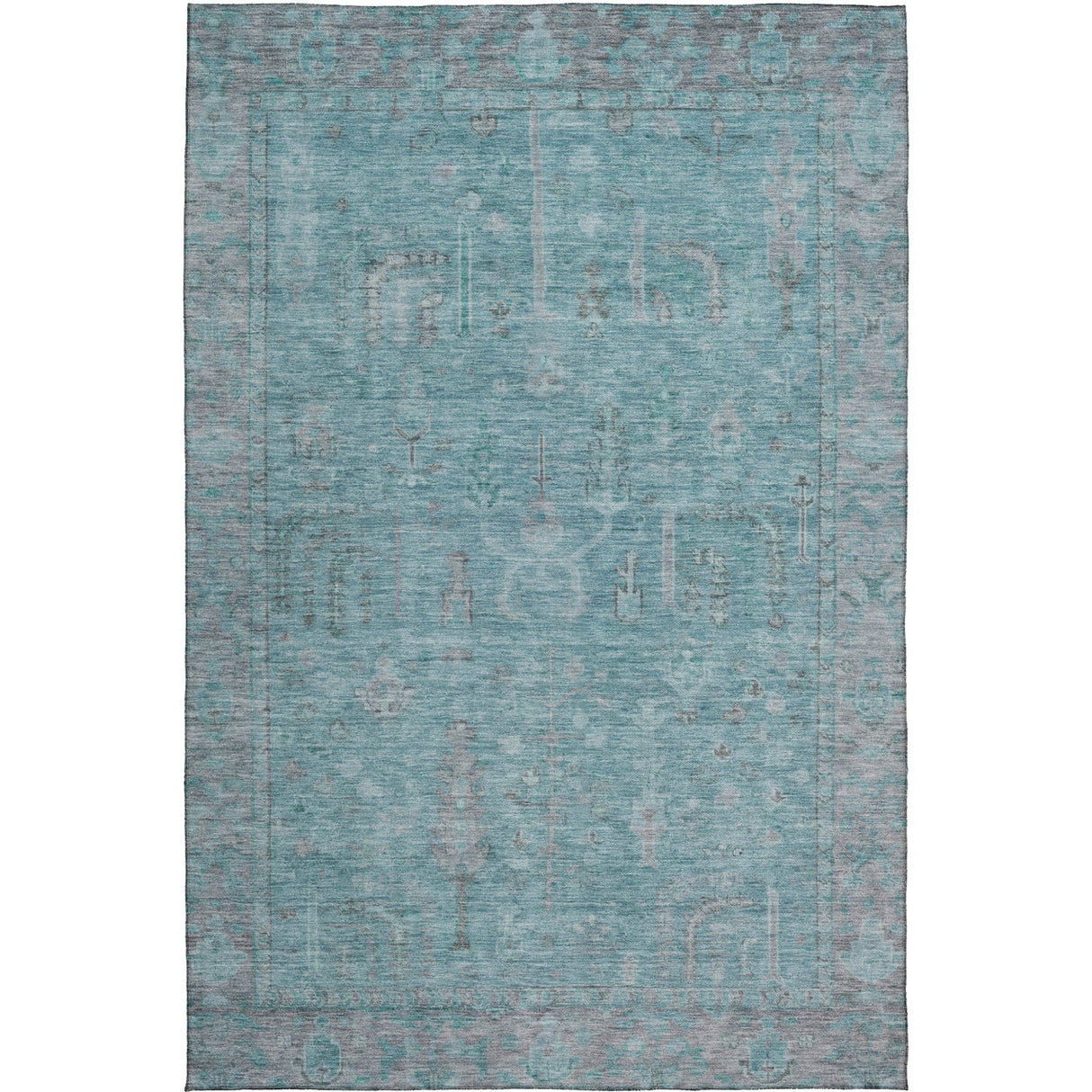 Dalyn Solace SL11 Aqua Rug main image