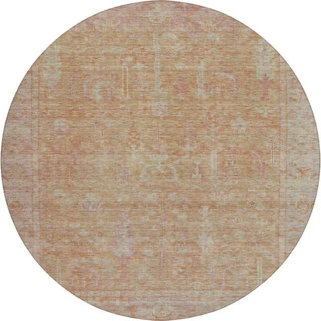 Dalyn Solace SL11 Coral Rug round rug