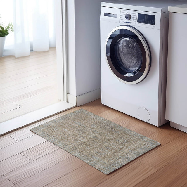 Dalyn Solace SL11 Tan Rug shown in a room