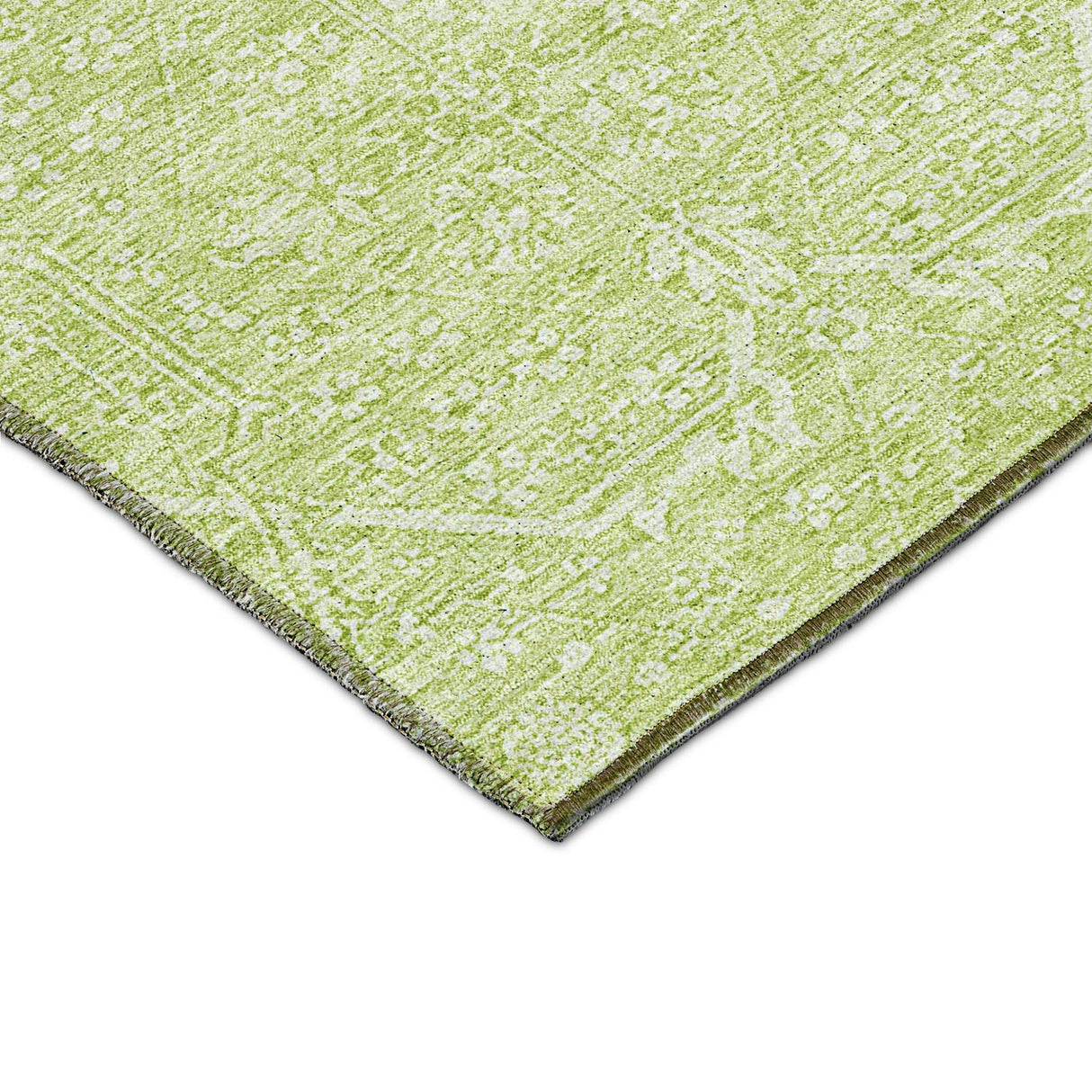 Dalyn Solace SL12 Lime Rug corner detail
