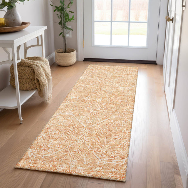 Dalyn Solace SL12 Salmon Rug shown in a room