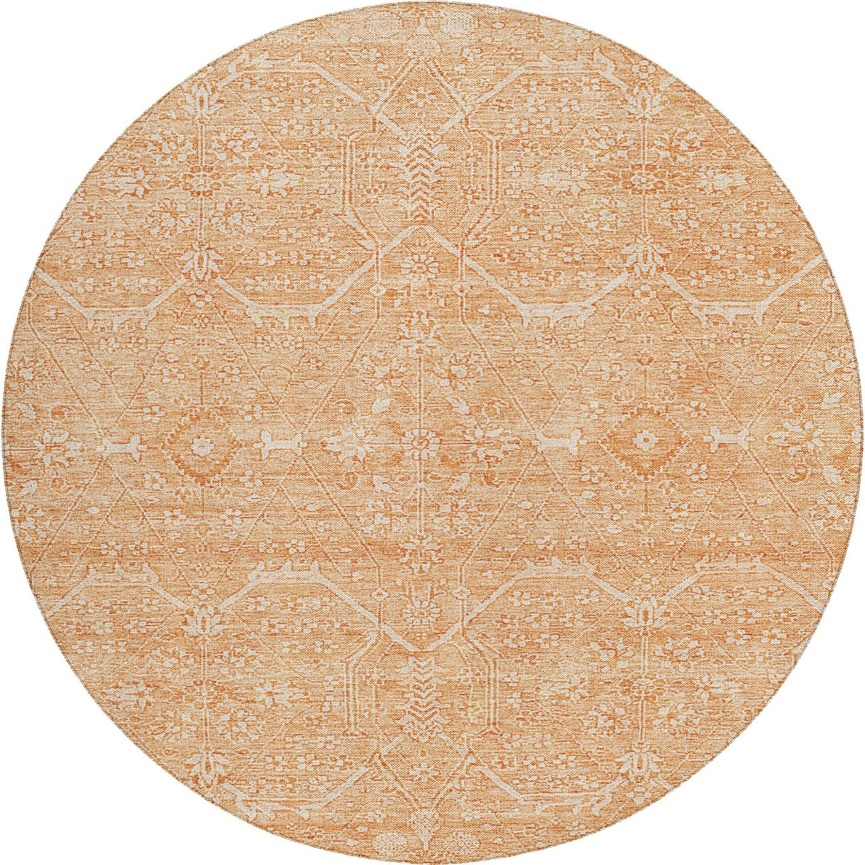 Dalyn Solace SL12 Salmon Rug round rug