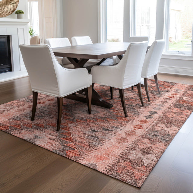 Dalyn Solace SL13 Terracotta Rug shown in a room