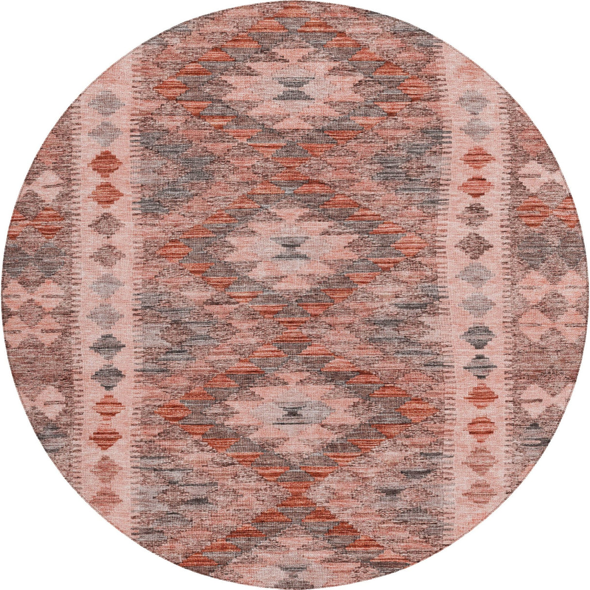 Dalyn Solace SL13 Terracotta Rug round rug