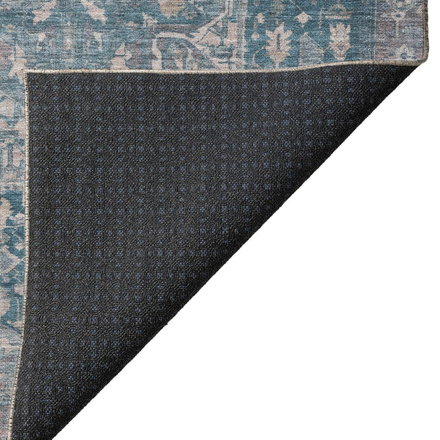 Dalyn Solace SL14 Blue Rug backing detail