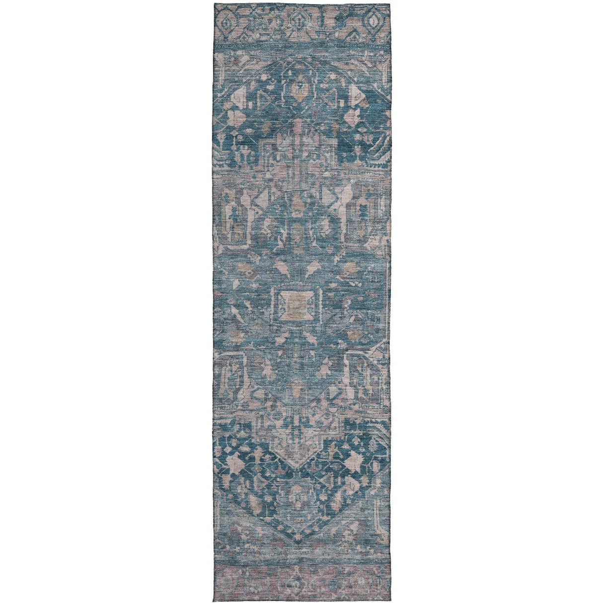 Dalyn Solace SL14 Blue Rug runner rug