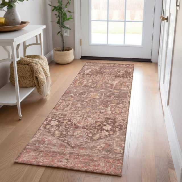 Dalyn Solace SL14 Burgundy Rug shown in a room