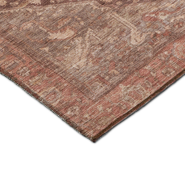 Dalyn Solace SL14 Burgundy Rug corner detail