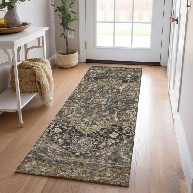 Dalyn Solace SL14 Charcoal Rug shown in a room