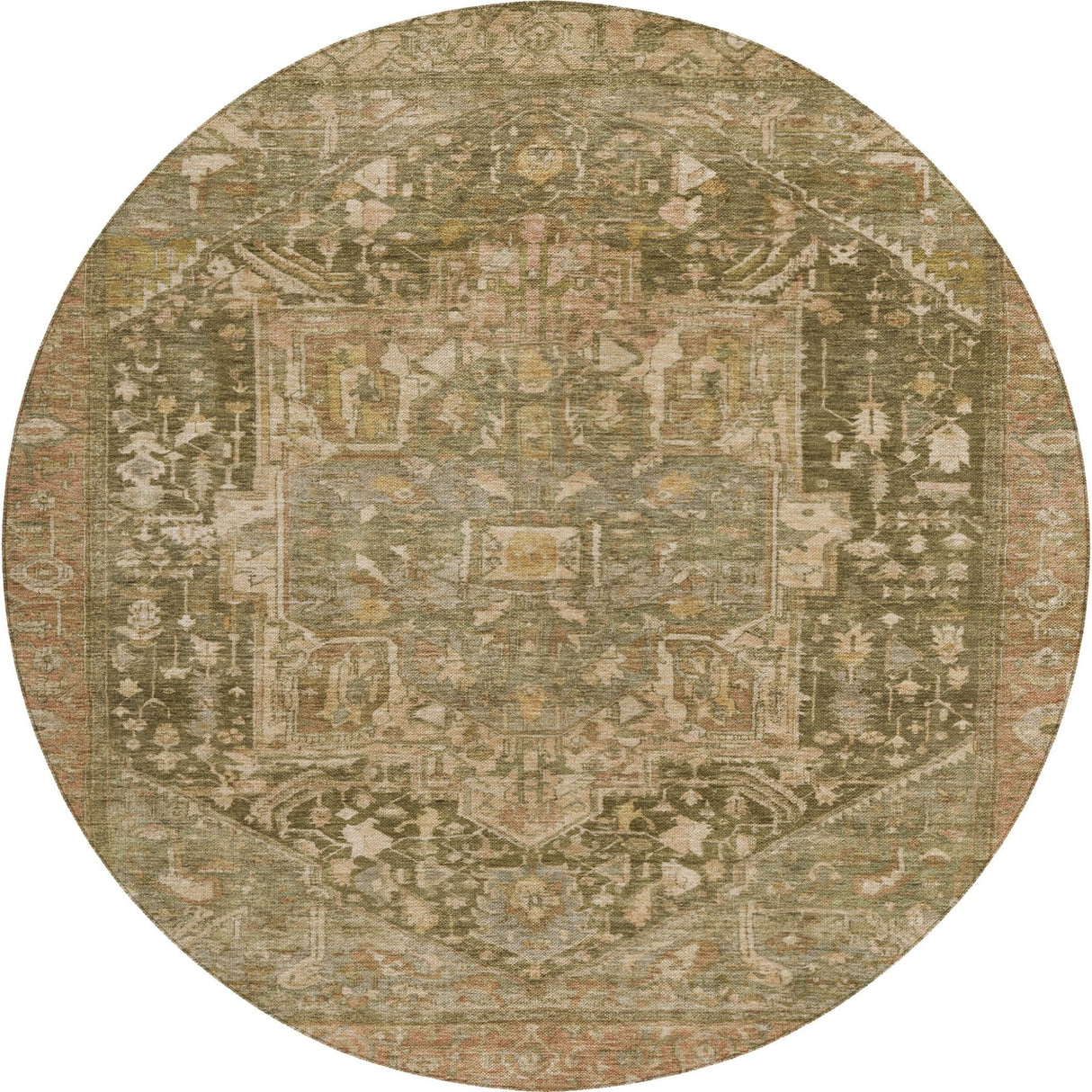 Dalyn Solace SL14 Fern Rug round rug