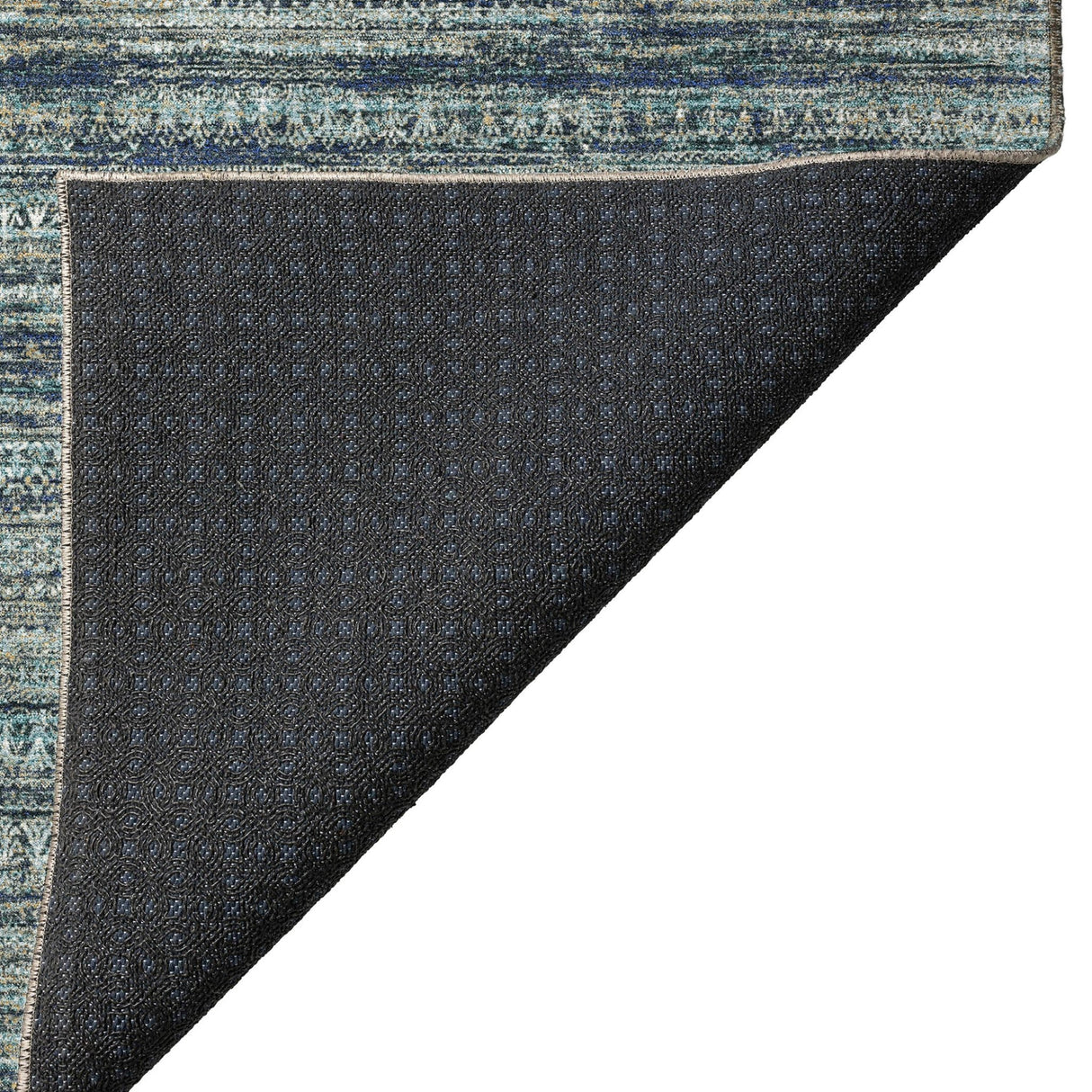 Dalyn Solace SL3 Teal Rug backing detail