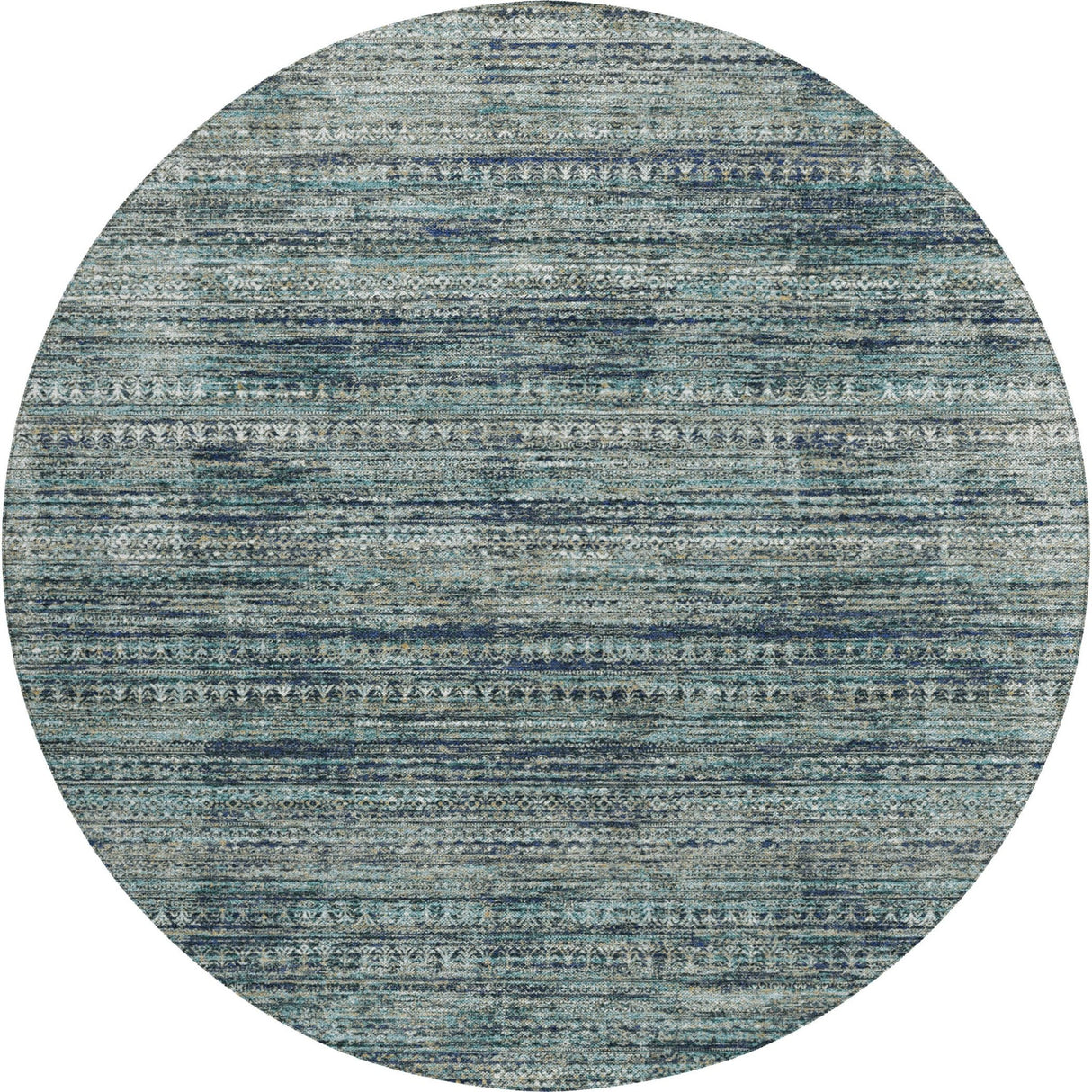 Dalyn Solace SL3 Teal Rug round rug