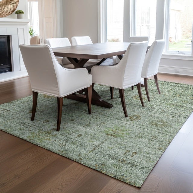 Dalyn Solace SL4 Aloe Rug shown in a room