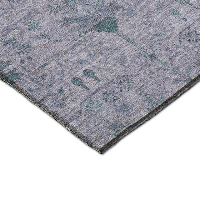 Dalyn Solace SL4 Lavender Rug corner detail