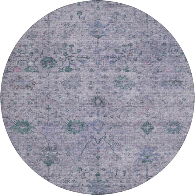 Dalyn Solace SL4 Lavender Rug round rug